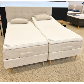 Flow elevationsseng 180x200 cm. - Firenze gavl - Flow sand udstillingsseng
