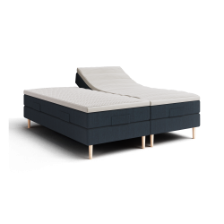 Elevationsseng Unika High 160x200 cm. med vaskbar latex topmadras