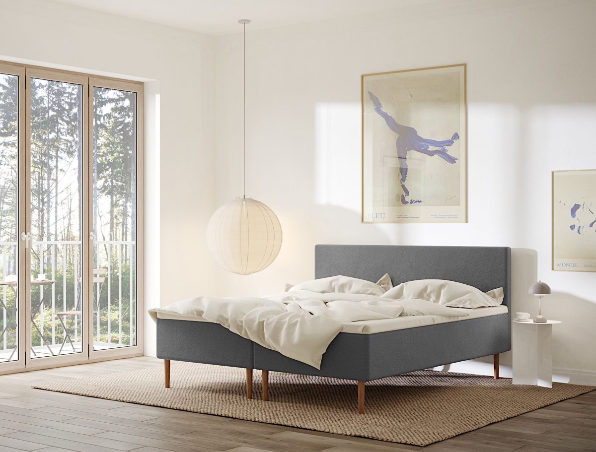 Boxmadras Unika 160x200 cm. med vaskbar latex topmadras