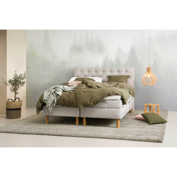 Dunlopillo Pure elevationsseng 160x200 cm. med Cool Wave naturlatex topmadrasser