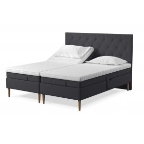 Dunlopillo Deluxe Pure elevationsseng 160x200 cm. med indbygget komfortlag