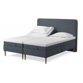 Dunlopillo Deluxe Pure elevationsseng 180x210 cm. med indbygget komfortlag 