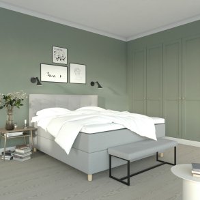 Karma Premium Sandwich kontinentalseng 180x200 cm. - latexpolstring og Bamboo topmadras