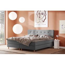 Kontinentalseng Unika 180x210 cm. med vaskbar latex topmadras