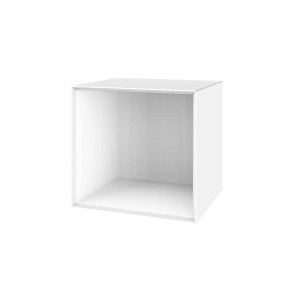 Sengebord Box �ben h. 37 - hvid