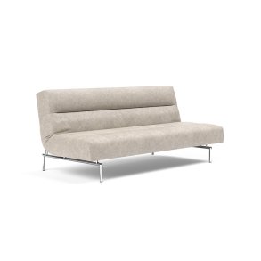 Sovesofa Jillis med krom ben - farve 280 Avella Sand - fra Innovation