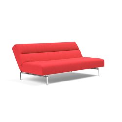 Jillis sovesofa med krom ben fra Innovation - farve 511 Elegance Red