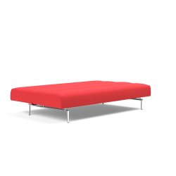 Jillis sovesofa med krom ben fra Innovation - farve 511 Elegance Red