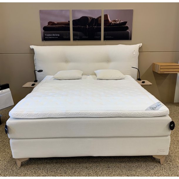Jensen Prestige Seamless Kontinental 180x200 cm. - EXACT, Cozy gavl, StarRose top - udstillingsseng