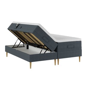 Karma Lux elevationsseng med MAGASIN 180x200 cm. med Bamboo topmadras