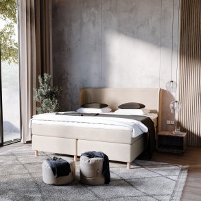 Karma Lux kontinentalseng 180x210 cm. med Bamboo topmadras - model standard