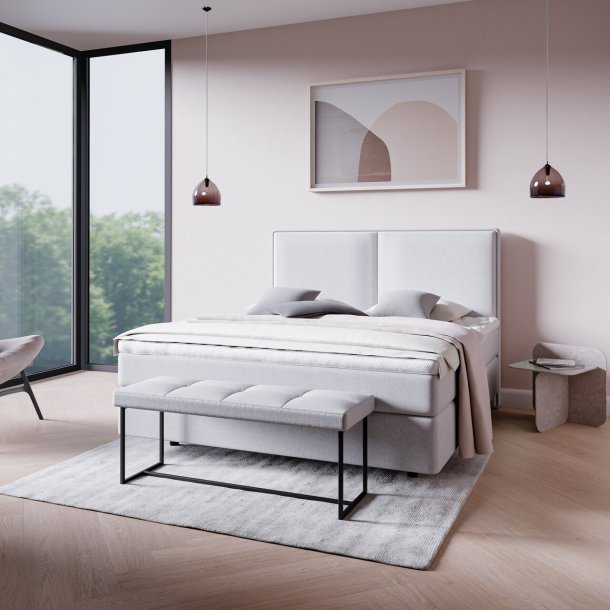 Karma Lux kontinentalseng 210x210 cm. med Bamboo topmadras - model Sandwich