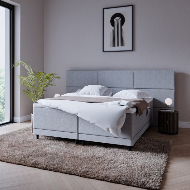 Karma Lux Dobbeltfjedret Boxelevationsseng 180x200 cm. med Bamboo topmadras