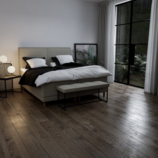 Karma Lux Dobbeltfjedret Boxelevationsseng 160x200 cm. med Bamboo topmadras