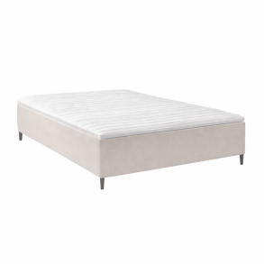 Karma L boxmadras 140x200 cm. med latex topmadras - Fast - Baltimore Sand