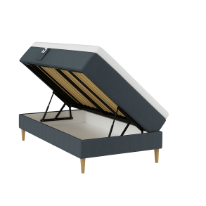 Karma Lux elevationsseng med MAGASIN 90x210 cm. med Bamboo topmadras