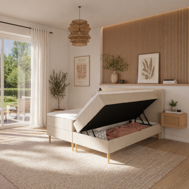 Karma Lux magasinseng 160x200 cm. med Bamboo topmadras