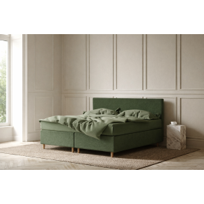 Nordmark Kontinentalseng 160x200 cm. almindelig - Latex polstring og Cool topmadras