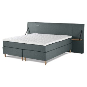 Lama Family kontinentalseng 160x200 cm. incl. ergo+ topmadras med Sensity - antibakteriel strik