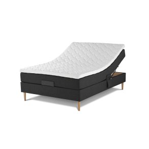 Lama Family elevationsseng 120x200 cm. med Ergo 2-sidet topmadras