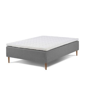 Lama Family boxseng 120x200 cm. incl. ergo+ topmadras med Sensity - antibakteriel strik