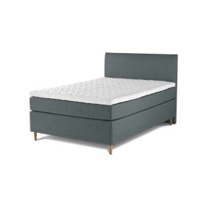 Lama Premium kontinentalseng 120x200 cm. incl. latex topmadras med Sensity - antibakteriel strik