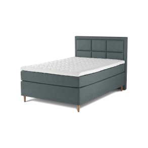 Lama Premium kontinentalseng 140x200 cm. incl. latex topmadras med Sensity - antibakteriel strik