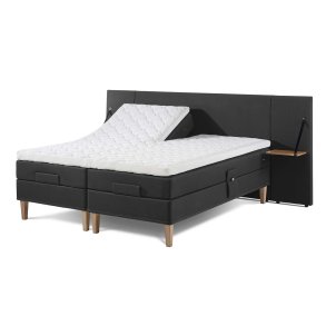 Lama Premium elevationsseng 180x200 cm. med Sense+ fjedre og latex topmadras med antibakteriel strik