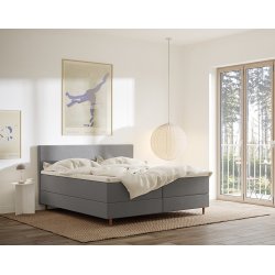 C &amp; B magasinseng 180x210 cm. med vendbare indlg med latexpolstring og Cool Plus top