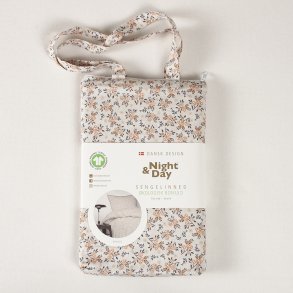 Sengetj Minnie Terracotta 140x200+60x63 i KOLOGISK BOMULD fra Night & Day