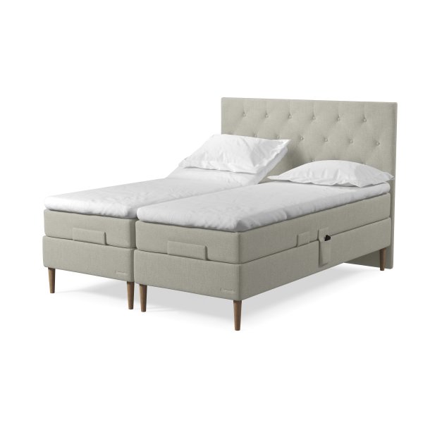 Dunlopillo Pure elevationsseng 160x200 cm. med Cool Wave naturlatex topmadrasser