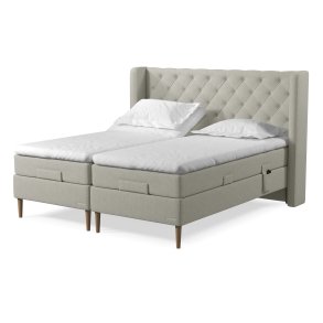 Dunlopillo Pure elevationsseng 180x210 cm. med Cool Wave naturlatex topmadrasser