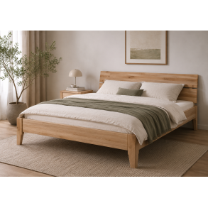 Sengeramme Easy Sleep Eg Bianco massiv tr� fra Tj�rnbo - 2-delt gavl