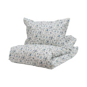 Sengetj Veneda Blue bomuld 140x220 og pudebetrk 60x63 fra Bors Cotton