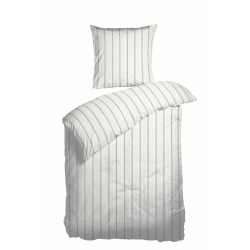 Sengetj Flow Green kologisk bomuldssatin 140x200 + pudebetrk 63x60 fra Night &amp; Day - TC300