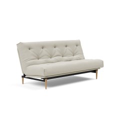 Sovesofa Colpus med Soft Spring og lakerede egeben - fra Innovation