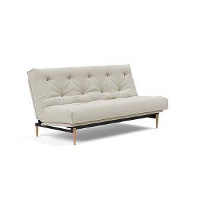 Sovesofa Colpus med Soft Spring og lakerede egeben - fra Innovation