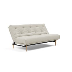 Sovesofa Colpus med Soft Spring og lakerede egeben - fra Innovation