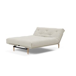 Sovesofa Colpus med Soft Spring og lakerede egeben - fra Innovation