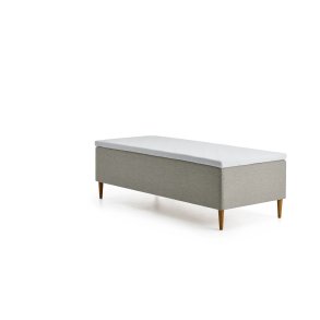 TEMPUR Relaxation Box 120x200 cm. med Topper One 5 cm.