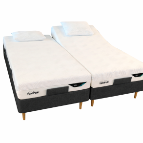TEMPUR Prima SmartCool madrasser med C&B elevationsbunde 180x200 cm. - udstillingsseng