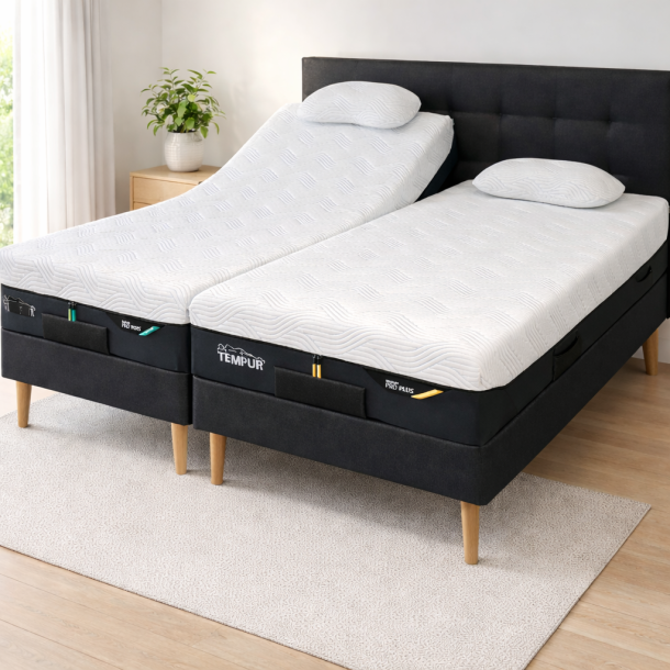 TEMPUR Pro Plus SmartCool madrasser med C&B h�vebunde 180x200 cm.