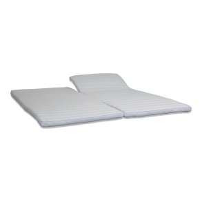 Topmadras med split i begge ender og Cool Plus betrk fra C & B med 5 cm. latex indlg