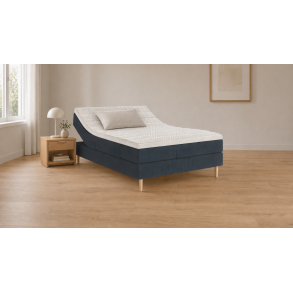 Elevationsseng Unika High 140x200 cm. med vaskbar latex topmadras