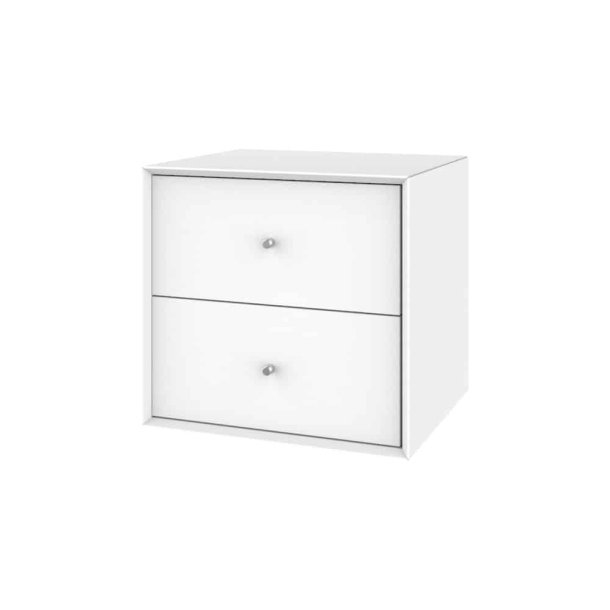 Sengebord Box med 2 skuffer til v�goph�ng