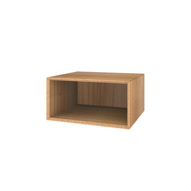 Sengebord Wood Box ben b. 39,4 x h. 19,8 cm. - eg olieret
