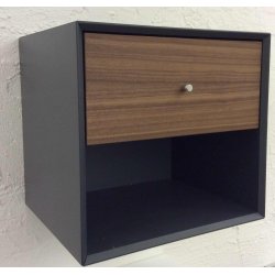 Sengebord Box med skuffe �verst til v�goph�ng