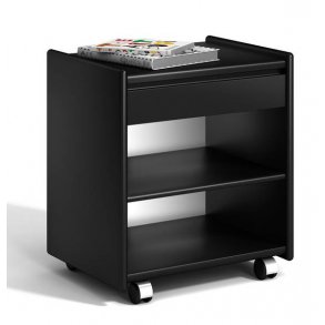 Kaagaard sengebord model 31-50-37 med 1 skuffe og 1 hylde